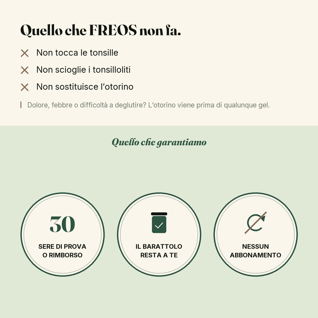 Quello che FREOS non fa.