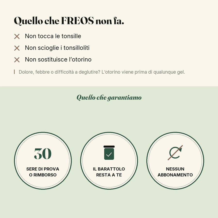 FREOS — Gel Notturno Micro-Aderente allo Zinco