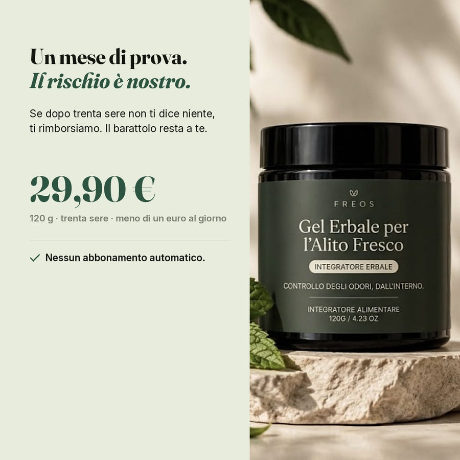 FREOS — Gel Notturno Micro-Aderente allo Zinco